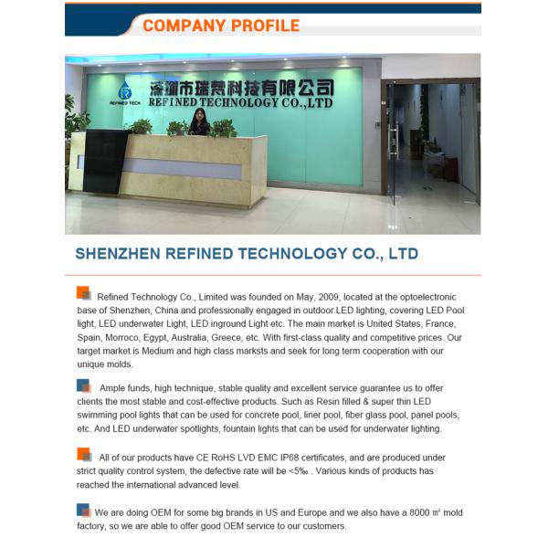 Top Quality 316LSS 150MM MINI Resin Filled LED Pool Light 8