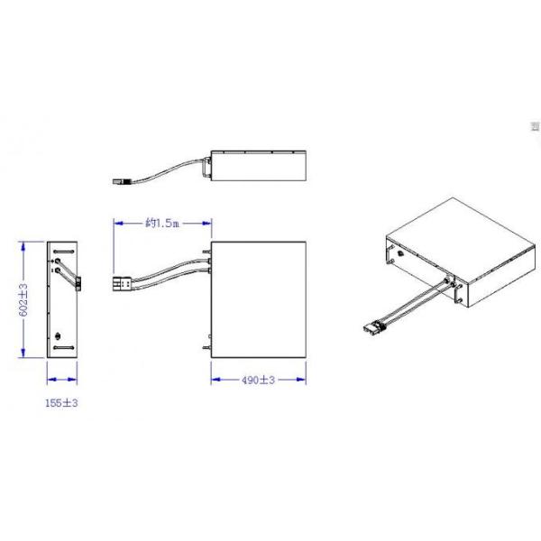 LFP Electric Forklift Battery 24V 225Ah 5.6KWh Lithium Ion Long Cycle Life