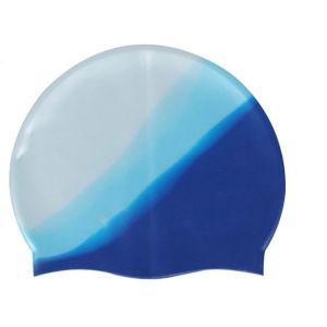 China Silicone Material Water Resistant Swimming Cap With UV Protection wholesale
