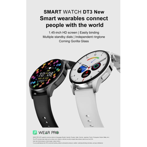 Intelligent Personalized Electronic Gifts 1.45 Inch Blood Pressure Smartwatch
