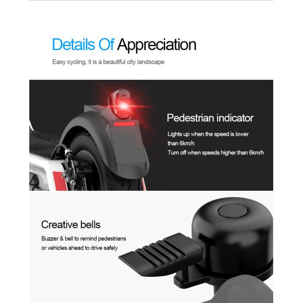 Unisex Electric Scooter X9 16.5Ah Battery 850w Motor Foldable Design Net/Gross Weight 20KG/21KG EU/US Warehouse Delivery