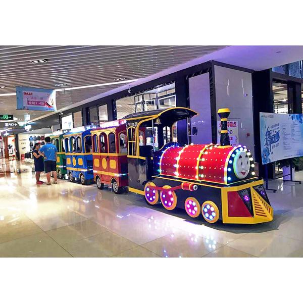 Thomas Small trackless sightseeing train Speed 28km/h FRP Motor Power 3KW