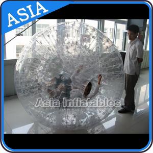 China Single Hole Clear Inflatable Grass Zorb Ball In 0.8mm Tpu Used In Grass on sale