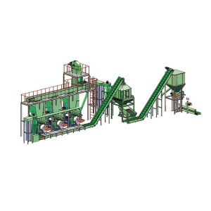 China 1tph To 20tph Wood Pellet Production Line 2 Rollers Biomass Pellet Making Machine wholesale