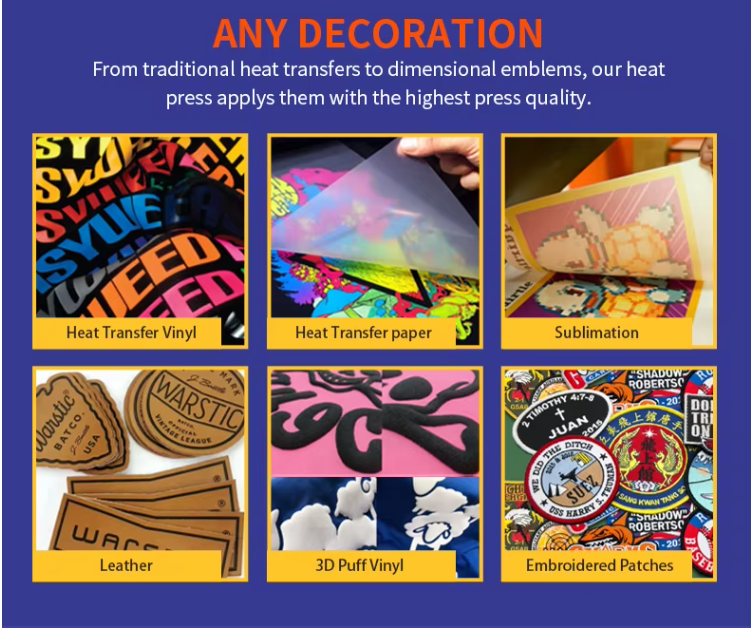 40*50 60*40 70*50 Automatic Heat Press Machine Dual Station Heat Platen Sublimation