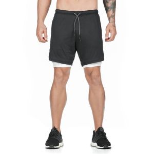 Customizable Breathable Mens Dri Fit Running Shorts OEM ODM available
