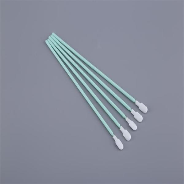 China Polypropylene Handle Polyester Swab , Knitted Fiber Cleaning Swabs Q Tips wholesale