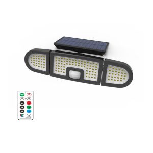 China 6000K 5.5V Outdoor Wall Mounted Solar Lights , 8m Detection PIR Senor Street Light on sale