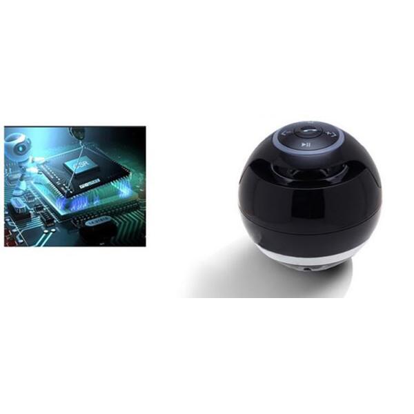 Handsfree phone wireless Bluetooth speaker gifts round bass portable mini stereo