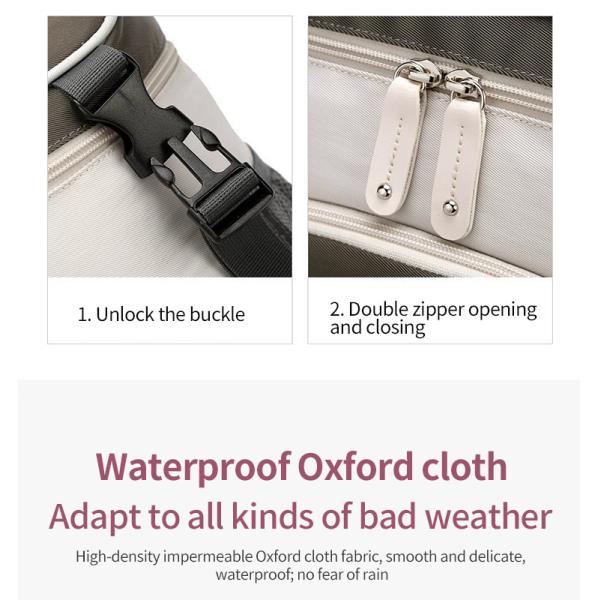 ISO9001 Softback Multifunction Travel Diaper Bag Backpack Water Resistant