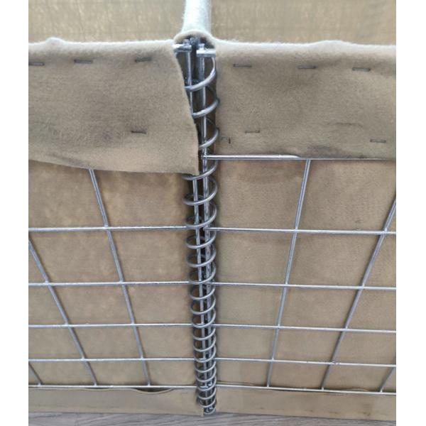 20 Cells 2.21m Galvanized Welded Gabion Baskets 5mm Gabion Baskets 300g/M2