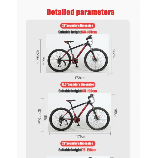 Customizable 27.5/29 Inch OEM Mountain Bike For Market Sale Cycle Bike