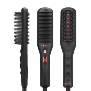 China Ceramic Fast Hair Straightener Brush Hair Styling Hot Comb Anti Scald on sale