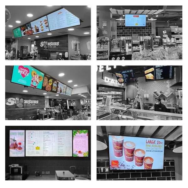 32 inch Android system wall mounted digital advertising display with 16gB ROM