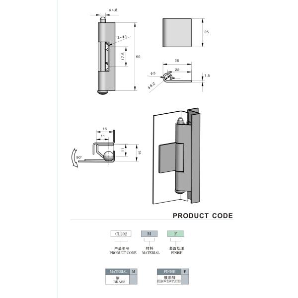 Window Digital Zinc Alloy Hinges Stainless Steel Hinge Lock