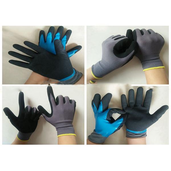Black Extreme Cold Weather Work Gloves , Workman'S Thermal Safety Gloves