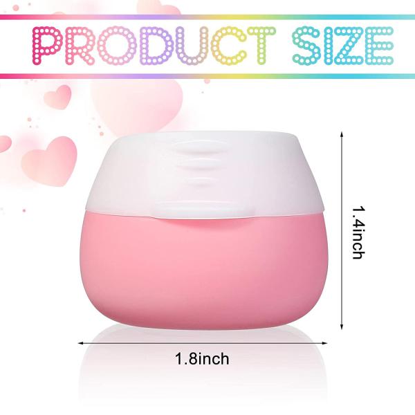 Makeup Cosmetic Silicone Travel Jar BPA Free 20ml for Toiletry