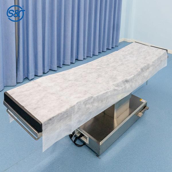 SJ High Quality Disposable elastic fitted bed sheet cover nonwoven disposable medical bed sheets used for hospital