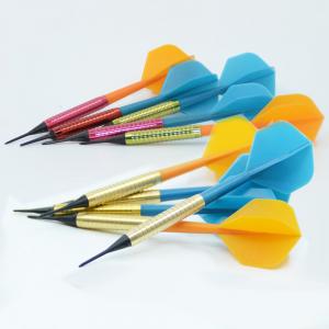 China Brass House Darts With 1/4 Soft Tips and 1/4 Shafts and Flight wholesale