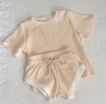 Ribbed Cotton Custom Tee Shirts 6T Unisex Kids Basic Ringer Tee