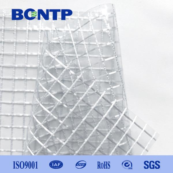 High-Strength PVC Transparent Mesh Fabric for high speed door