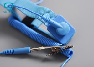 China Antistatic Wrist Strap Band Grounding for ESD Cleanroom, Blue Color 1.8M wholesale