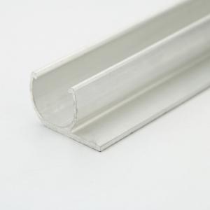 China Affordable Custom Aluminum Extrusion Fabrication Tube / Pipe In Silver Color wholesale