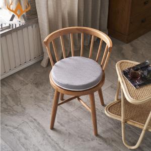China Grey Supportive Washable Seat Cushion With Cover Polyethylene Fiber Core wholesale