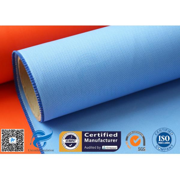 Colored Silicone Coated Glass Fabric Fiberglass Sound Insulation 530gsm 127cm