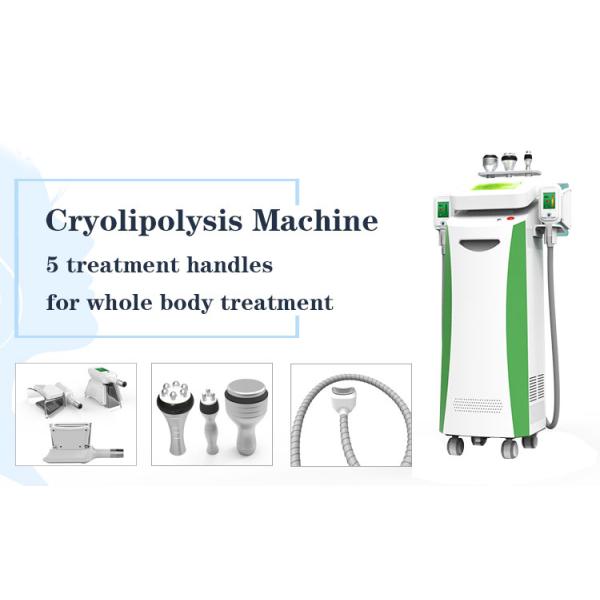 CE approved newest salon use multifunction rf cavitation cryolipolysis body shaping machine