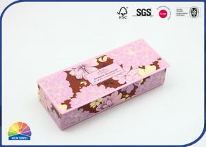 China Classic Pink Hinged Lid Gift Box Baroque Style Pencil Case Jewelry Packaging on sale