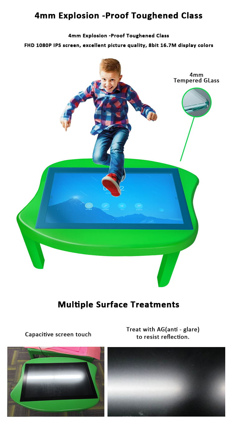 Party Interactive Touchscreen Game Table 32 Inch With Learning Software