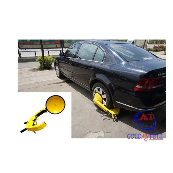 Parking A 3 Steel Material car tire locks , professional keep it wheel clamp