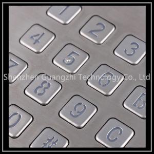 China IP65 Waterproof Backlit Numeric Keypad stainless steel 4x4 Matrix Keyboard wholesale