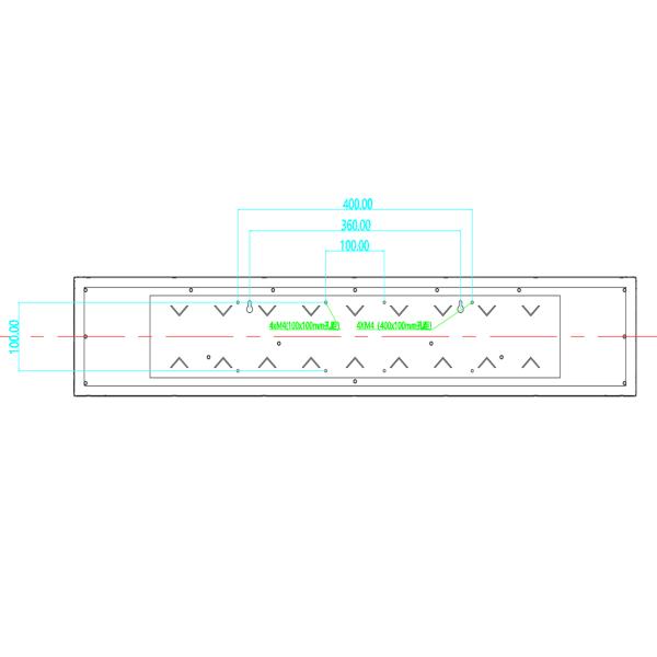 Android 5.1 Ultra Wide Lcd Display 36.6 Inch Strip Screen Track Station Board