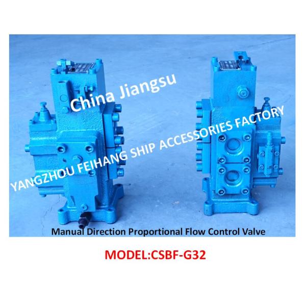 Marine Manual Proportional Flow Direction Control Valve CSBF-G32, Suitable For Windlass Control And Steering Gear Contro