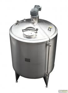 China 1500L Stainless Steel Insulated Liquid Mixing Tank Agitator Blending Vessel For Dairy Beverage Painting wholesale