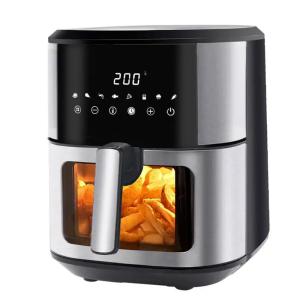 Buy cheap OEM 6L 8L Stainless Steel Digital Air Fryer 1800W from wholesalers
