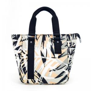 China Customized Casual Women Tote Hand Bag Leaf Printing Lightweight wholesale