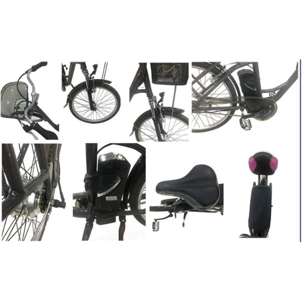 Comfortable Riding Electric Powered Bicycle Vogue-C For Household Ladies Electric Bike