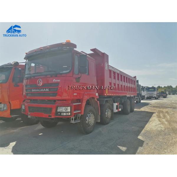 12 Wheel SHACMAN 50 Tons 8x4 Dump Truck For Ghana
