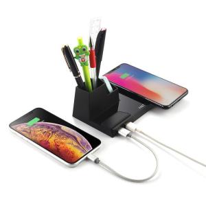ABS PMMA Desktop Wireless Charger Stand Over Voltage Protection