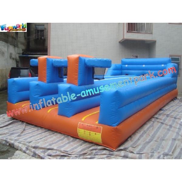 Quality PVC Inflatable Bungee Run Triple Lane,Three LaneInflatable Sports Games Bungee for sale