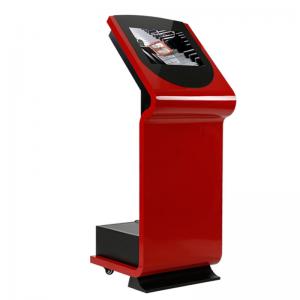 China Red 19In Post Office Kiosk 360 Nits Interactive Information Kiosk wholesale