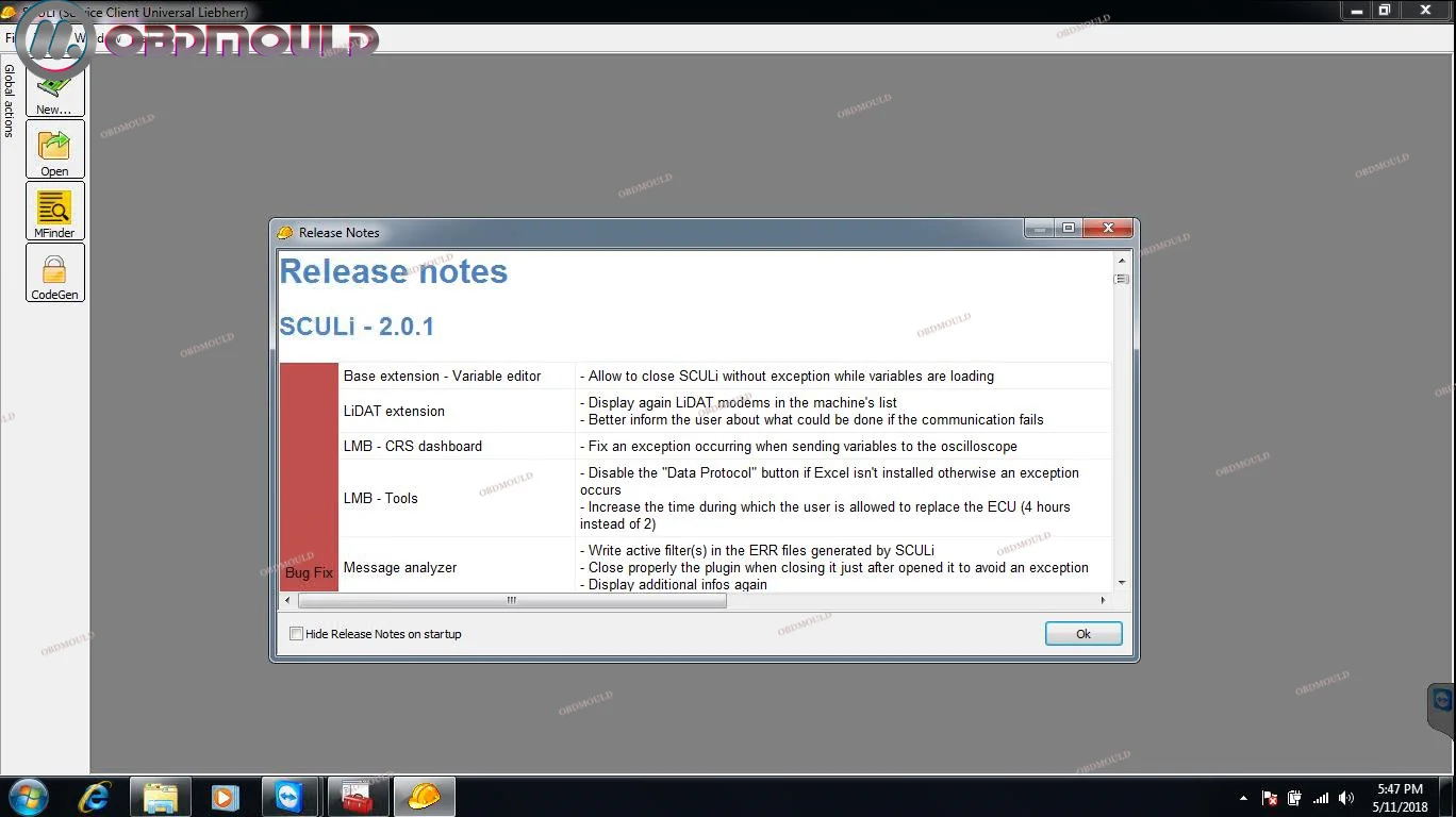Auto diagnostic scanner for Sculi Liebherr diagnosis software + wire harness FZ G1 Table Liebherr diagnostic scanner too