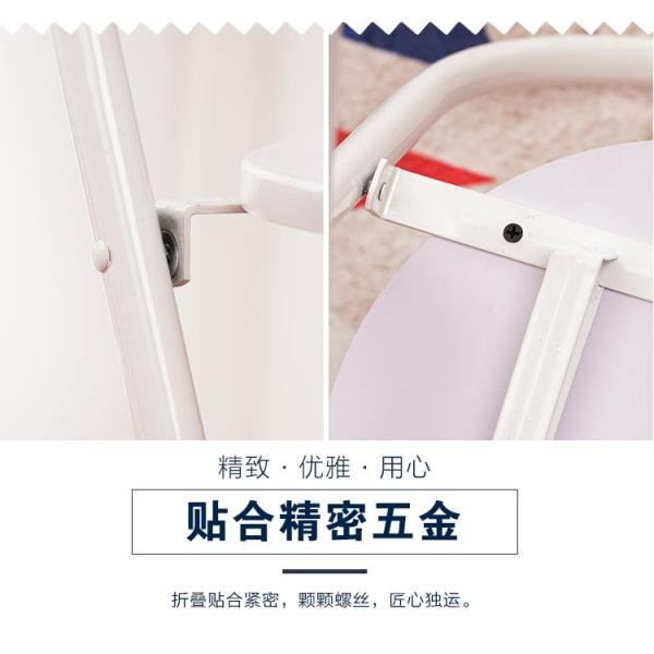 Foldable Wooden Dining Room Chairs With Metal Legs Multi Color Optional