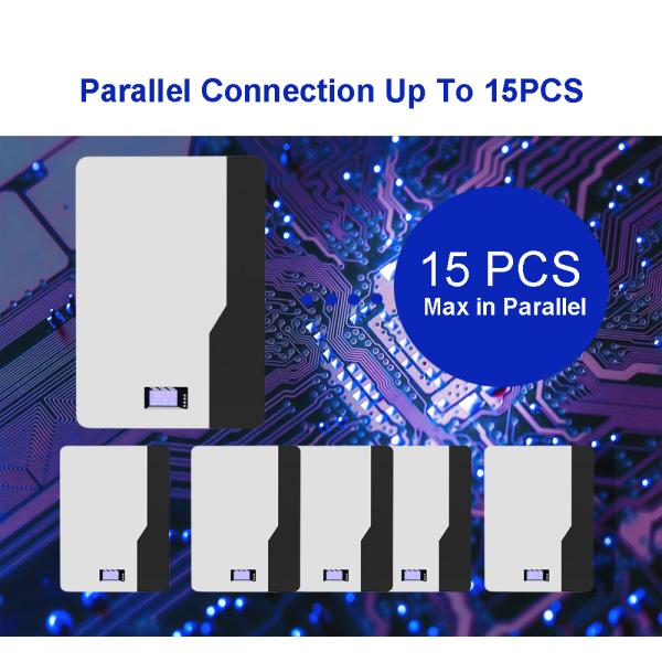 2 In 1 Home 48V 51.2V Powerwall Lithium Solar Storage Battery 10kW 15kW 20kWh