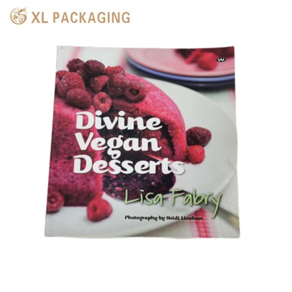 Quality XL Packaging Custom Book Printing Wholesale Custom Book Printing Services Custom Print Food Magazine Printing Service Restaurant Menu Book for sale