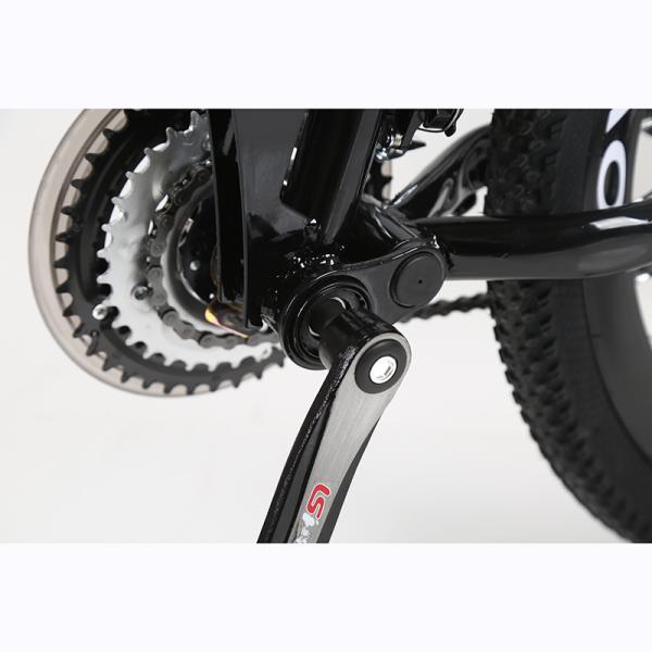 1000W 48V Chopper Electric Folding Mountain Bike Max Speed 50km/h