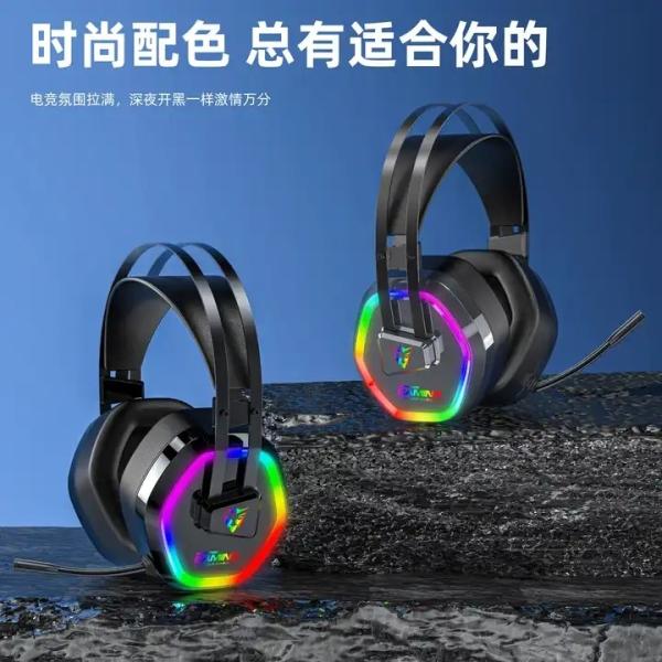Quality New Unisex Wired Headset For Gaming USB Headset For Noise-Cancelling Gaming In Internet Cafes for sale